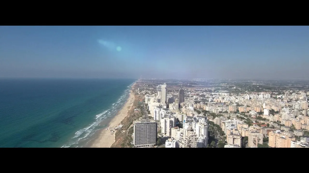 Netanya, the riviera of Israel - 4K